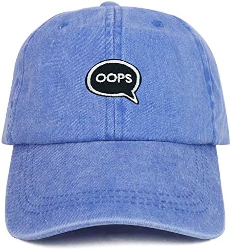 טלאי OOPs של צבא נוער פיגמנט צבוע כותנה רכה שוטפת כובע פרופיל נמוך