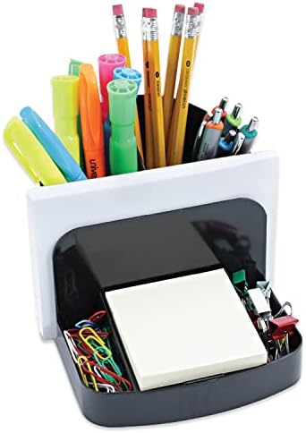 מארגן שולחן נושא כלים עם 6 תאים-רב תפקודי עיצוב-מחזיק ציוד משרדי, עטים, עפרונות, סמנים, דביק תזכיר