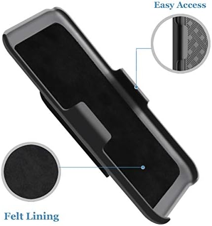 אצבעות תואמות למארז iPhone 12, iPhone 12 Pro Harster Case Combo Shell Shell Slim Rugged Case עם עמותת חגורה