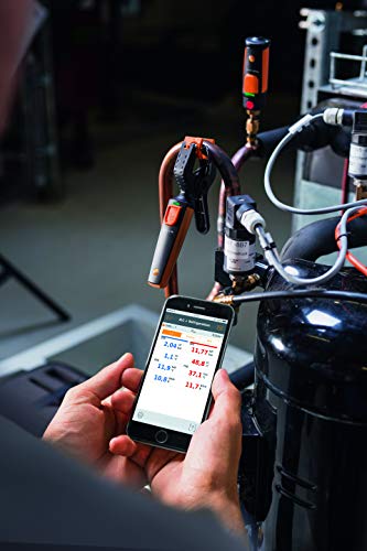 Testo Smart Probe Kit I HVAC/R מבחן ומערכת עומס למערכת מיזוג אוויר, קירור וחימום I כולל TESTO 115i, 549i