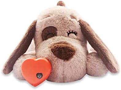 צעצוע ממולא של Laocao Guppy פעימות לב, הקלה על חרדת כלבים מרגיעה עזרה לשינה פעימות לב צעצוע