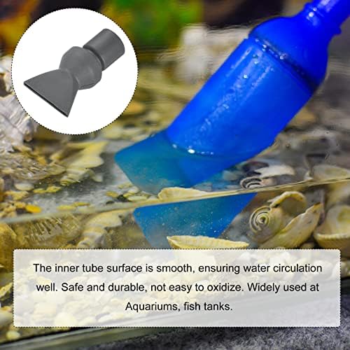 אקווריום זרבובית פלסטיק משאבת חרירי יציאת מים להחזיר צינור אינסטלציה הולם אפור 16 מ מ/0.63 עוד 1 יחידות