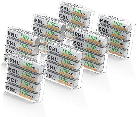 EBL AAA סוללות נטענות מוכנות 23.2V 1100mAh Ni-MH סוללה