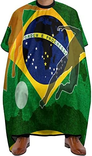 ברזיל כדורגל ברבר קייפ מקצועי חיתוך שיער חיתוך מספרה מספרה קייפ קייפ לימי גברים נשים