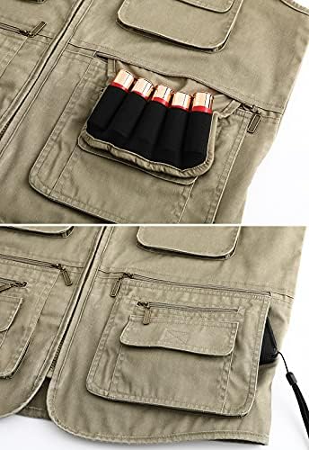 ג'ינס חיצוני אפוד קל משקל קלים כיסים ציד מעיל אפוד ציר טקטי טקטי רובה רובה רובה רובה רובה מכסים