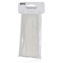 NTE Electronics 47-20606-CL CLER צינורות מכווץ, קיר דק, יחס כווץ 2: 1, קוטר 5/16 , אורך 6, ברור