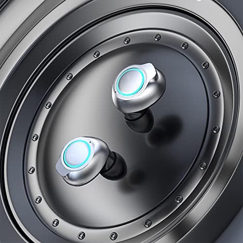 אוזניות אוזניות אלחוטיות אוזניות Bluetooth, Bluetooth 5.3 דו-א-אוזניות באיכות צליל גבוהה להפחתת רעש