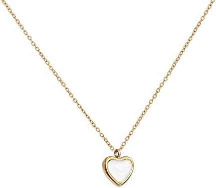 קריסטל לב שרשרת גלם אבן ריפוי גבישי מעדן לב חן זהב תליון שרשרת יום נישואים יום הולדת האהבה מתנה