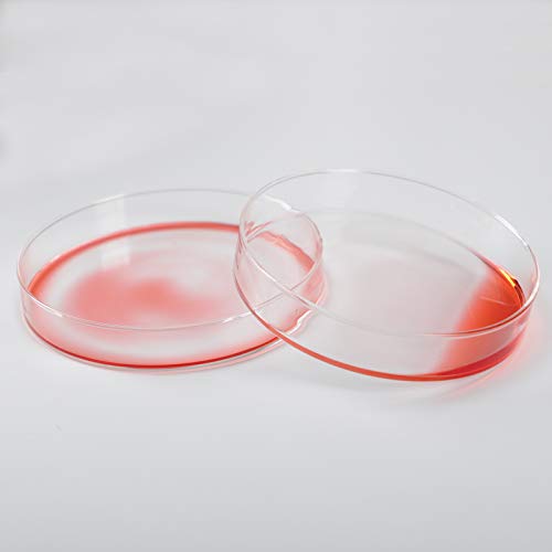 בורוסיליקט זכוכית פטרי צלחת פטרי צלחות רקמות תרבות צלחת 100 ממ קוטר, 10 לכל חבילה