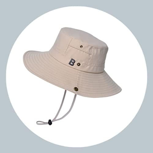 Jtjfit Boonie Sunie Hat Hat Sunmmer כובע דיג עם 2 חתיכות הגנה על UV להגנה על טיולי חוף קמפינג גינון