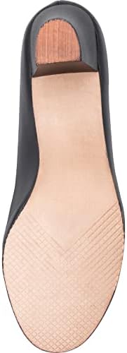 Linodes PU עור T-Strap נעל נעל 2 '' נעלי ריקוד לנשים-שחור -8.5 מ '
