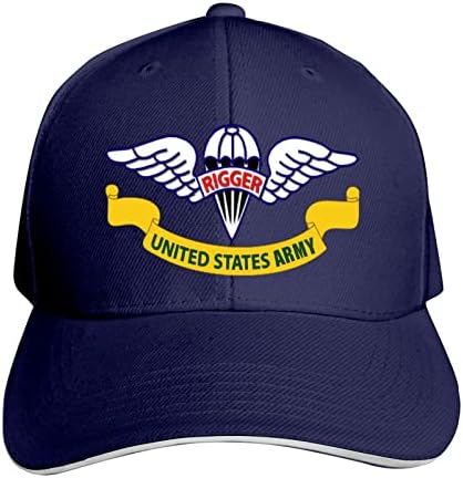 מצנח ארהב מצנח כנף כנף בכנף בד עם כובע כובע בייסבול כובע כובע כובע אבא מתכוונן כובע casquette כובע שחור