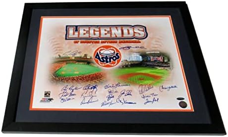 קרייג ביג'יו ג'ף באגוול חתימה 16x20 Astros Astros Legends Tristar - תמונות MLB עם חתימה