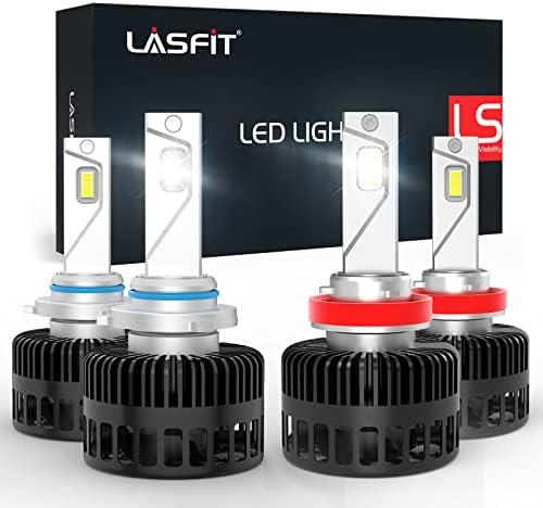 Lasfit עבור סובארו אאוטבק 2010-2022 נורות LED 9005/HB3 נורות LED לאור קדימה גבוה, H11/8/9/16 נורות LED לתאורה