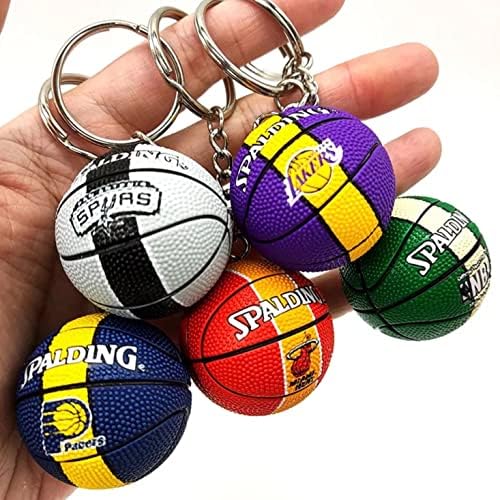 כדורסל מחזיק מפתחות עבור אוהדי מפתח שרשרת כדור מחזיק מפתחות מפתח טבעת