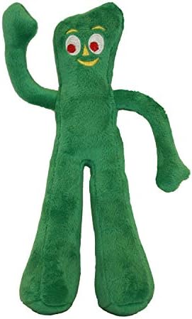 מולטי גאמבי בפלאש מלא כלב צעצוע, ירוק, 9 אינץ