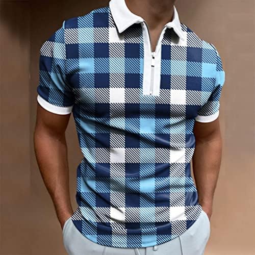 גברים של שרוולים קצרים רטרו צבע חולצה טיז חולצות גולף רחוב חולצות כפתור למטה הדפסת בגדים חיצוני חולצה