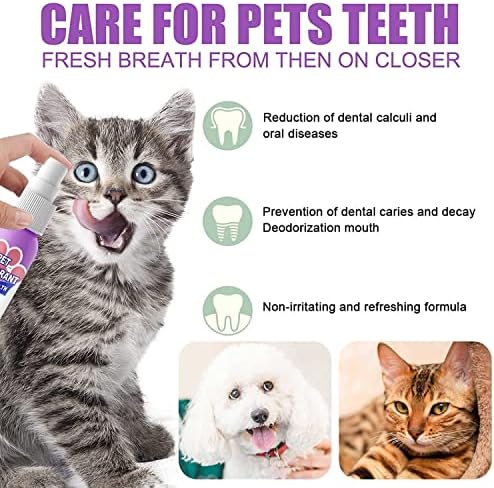 ריסוס שיניים נקי נקי, ריסוס ניקוי שיניים נקייה לחיות מחמד, תרסיס לטיפול אוראלי נקי של חיות מחמד, 2023 New Petclean