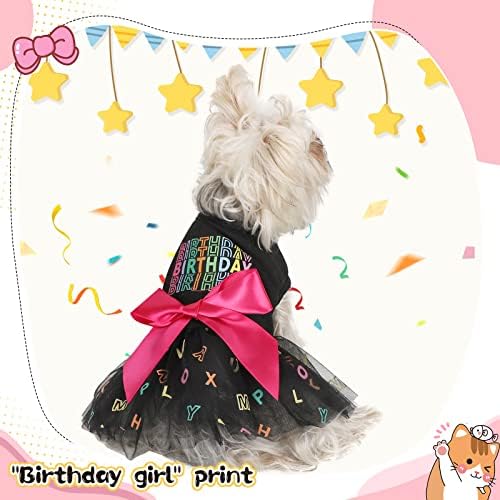 כלב יום הולדת שמלת אביב כלב לכלבים קטנים ילדה גור נסיכת טוטו חמוד כלב טול שמלות לחיות מחמד מסיבת תחפושות חתול