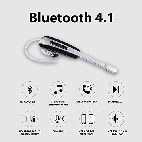 אוזניות Tek Styz התואמות ל- Samsung SM-N915T באוזן Bluetooth רעש אלחוטי