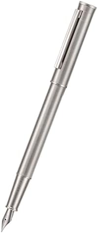 הונגדיאן 1861 נירוסטה עט נובע בסדר ציפורן, קלאסי עיצוב כתיבה חלקה עט עם ממיר ומתכת עט מקרה סט