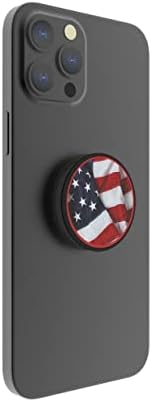פאב פופס מגנטי טלפון אחיזה עם מתקפל איירפופ טכנולוגיה ונבנה מגנטים תוצרת ארצות הברית אמריקאי דגל