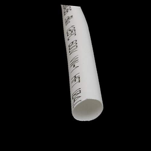 X-DREE 1M אורך 4 ממ דיא. חום פוליולפין צינור מתכווץ לבן לתיקון תיל (1M de largo 4 mM de diámetro פנים.