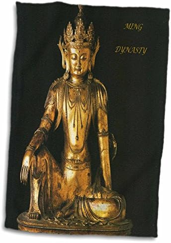 3drose פלורן אוריינטל - פסל זהב שושלת מינג - מגבות