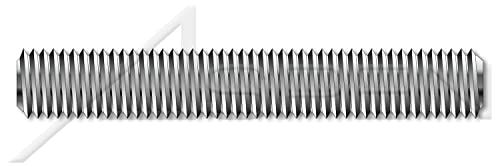 M5-0.8 x 1 מ ', DIN 976-1, מדד, חתיכים, חוט שמאל, חוט מלא, נירוסטה A4