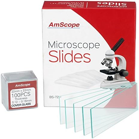 מיקרוסקופ מונוקולרי מורכב של אמסקופ מ-150 שניות, עיניות 10 ו-25 פעמים, הגדלה של 40-1000 פעמים וחתיכות