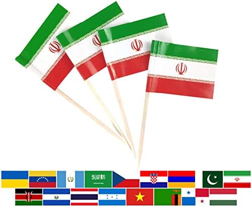 דגל קיסם איראן של איראן דגל איראני מיני קאפקייקס קטן דגלים