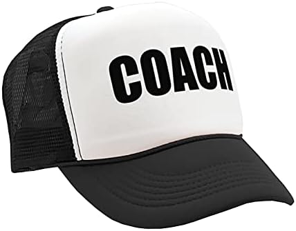 מאמן-כדורגל כדורסל ספורט-בציר רטרו סגנון נהג משאית כובע כובע