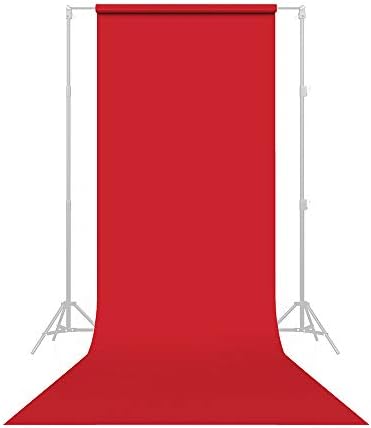 רקע צילום נייר חלק פראי - צבע 8 אדום ראשוני, גודל 53 אינץ ' רוחב על 36 מטר, רקע לסרטוני יוטיוב, סטרימינג,