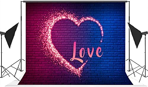 Lofaris Valentine's Glow Love Love צילום תפאורה ניאון קיר ניאון לחתונה מקלחת כלה רקע תינוקת יום