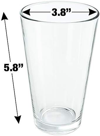 סלע פרג של ג ' ים הנסון 16 כוס ליטר עוז, זכוכית מחוסמת, עיצוב מודפס & מגבר; מתנת מאוורר מושלמת / נהדר