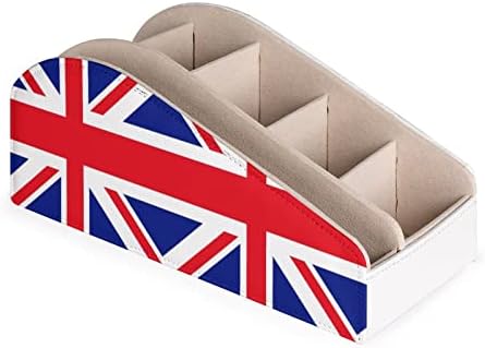 דגל בריטי טלוויזיה טלוויזיה מחזיקי שלט רחוק מארגן תיבת עט עפר עיפרון שולחן אחסון אחסון עם 6 תא