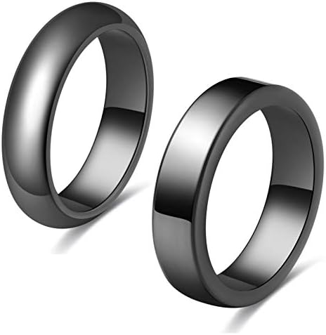 Zz zinfandel 2pcs ניקוז לימפה טבעת מגנטית טבעת מטבעת מגנטית מטבעות למאטיט לטבעות מגנטיות הקלה על