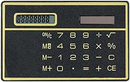 מחשבון כוח סולארי 8 ספרות מחשבון עם מסך מגע עיצוב כרטיסי אשראי מחשבון מיני נייד ללימודי עסקים
