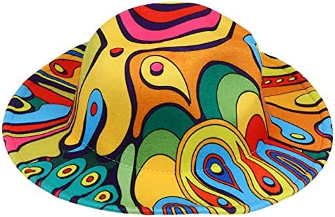1 מחשב צבעוני אלגנטי ג 'אז כובע מסיבת דקורטיבי כובע קוספליי ג' אז כובע לעיצוב ליל כל הקדושים
