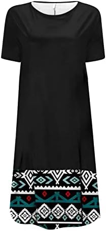 אופנה לנשים טרבין מזדמנת סוודר צוואר עגול שמלת שרוול קצר רופף