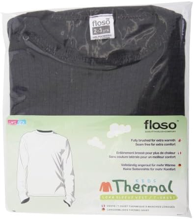 FLOSO® UNISISEX לילדים/ילדים תחתונים תרמיים חולצת שרוול ארוך/עלייה
