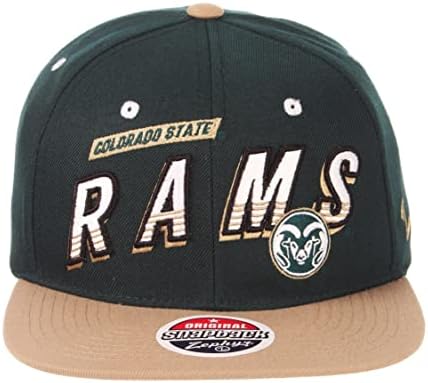 Zephyr Cap Snapback Cap - NCAA שטר שטוח, כובע בייסבול מתכוונן בגודל אחד