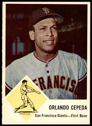 1963 Fleer 64 Orlando Cepeda San Francisco Giants Ex/Mt Giants