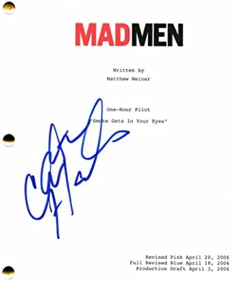 כריסטינה הנדריקס חתמה על חתימה חתימה Mad Men תסריט טייס מלא - סופר סקסי ג'ואן הולוואי, צעצוע סיפור