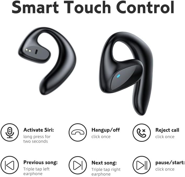 Vl9 חיצוני ספורט אוזניות אוזניות Bluetooth ללא כאב אוזניות LED LED תצוגה דיגיטלית TWS אוזניות טלפון