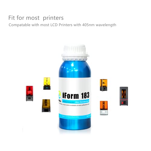 Yousu iform 183 ריח נמוך לריח נמוך LCD 3D מדפסת שרף UV-Curep 405NM שרף 3D מתאים למסך מונו ולמסך RGB רזולוציה