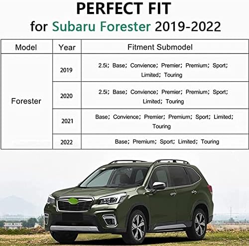Edgehd מטען מכוניות אלחוטי חדשניות עבור Subaru Forester 2019 2020 2021 2022 Crosstrek 2018-2022
