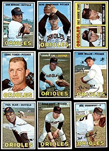 1967 Topps Baltimore Orioles Team קבע
