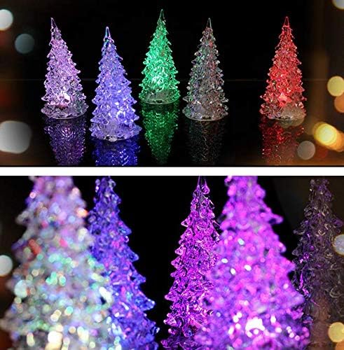 Woiwo 1 PCS עץ חג המולד אור LED LED, עצי חג המולד קישוט חג