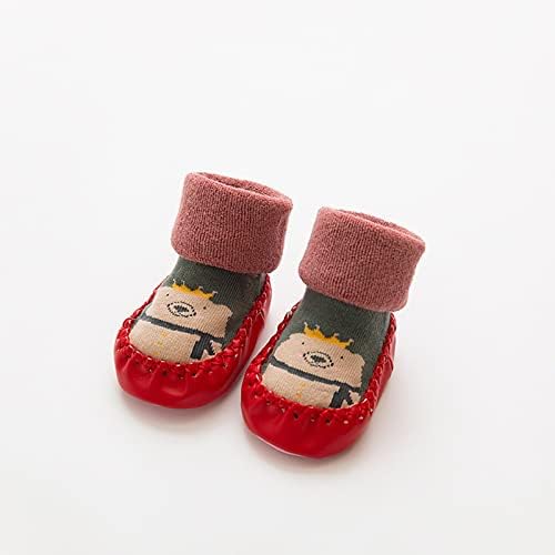 נעלי גרב פעוטות תינוקות תינוקות בנות בנות אוזניים מצוירות גרבי רצפה ללא החלקה נעלי צעדים לגרב נעלי גרב נעלי ב